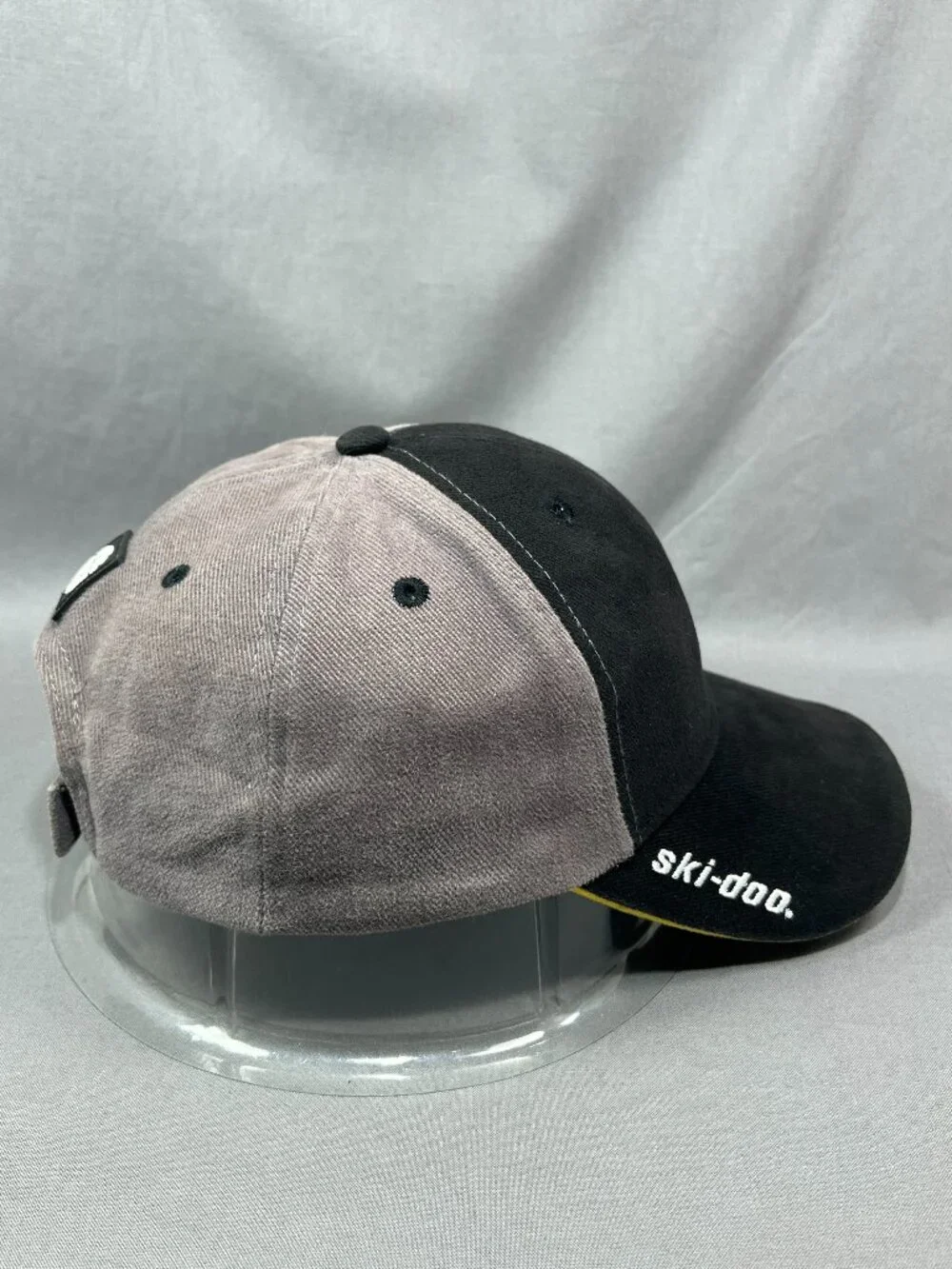Ski Doo Bombardier BRP Strapback Hat Black Snowmobile Adjustable Outdoor Cap